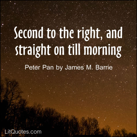 Peter Pan by James M. Barrie